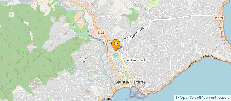 localisation de l'entreprise SCI LES PLAINES à SAINTE-MAXIME