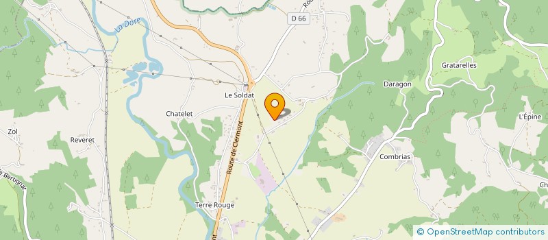 localisation de l'entreprise SCI LES PLAINES DE COURNON  AMBERT