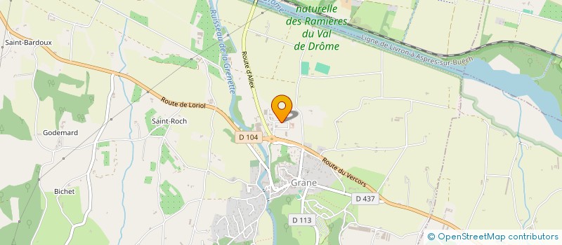 localisation de l'entreprise SCI LES PLAINES DE GRANE à GRANE