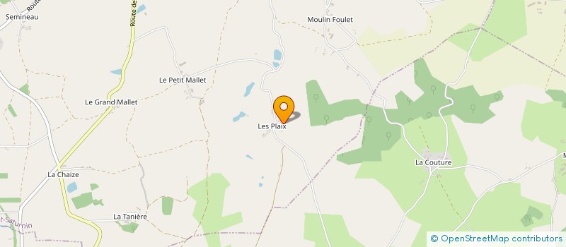 localisation de l'entreprise SCI LES PLAIX  SAINT-SATURNIN