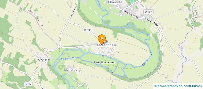 localisation de l'entreprise SCI LES PLANCHES à MOUTONNEAU
