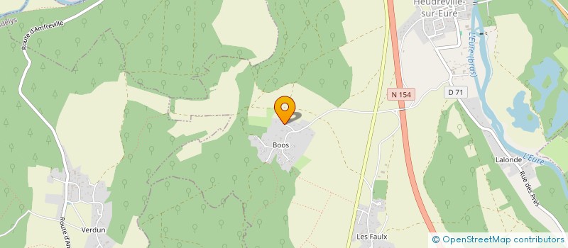 localisation de l'entreprise SCI LES PLANCHES  HEUDREVILLE-SUR-EURE