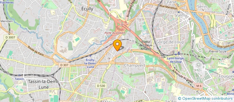 localisation de l'entreprise SCI LES PLANCHOTTES  TASSIN-LA-DEMI-LUNE