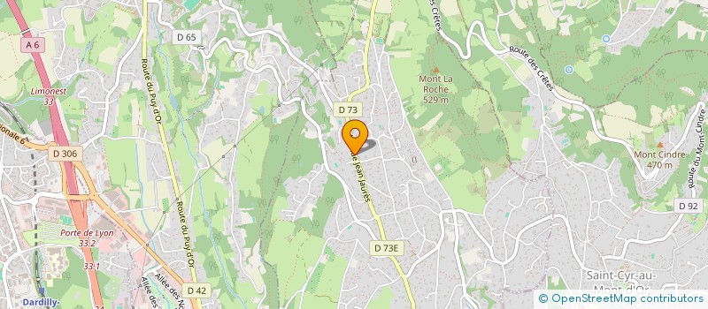 localisation de l'entreprise SCI LES PLANES  SAINT-DIDIER-AU-MONT-D'OR