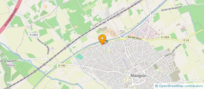 localisation de l'entreprise SCI LES PLANS  MAUGUIO