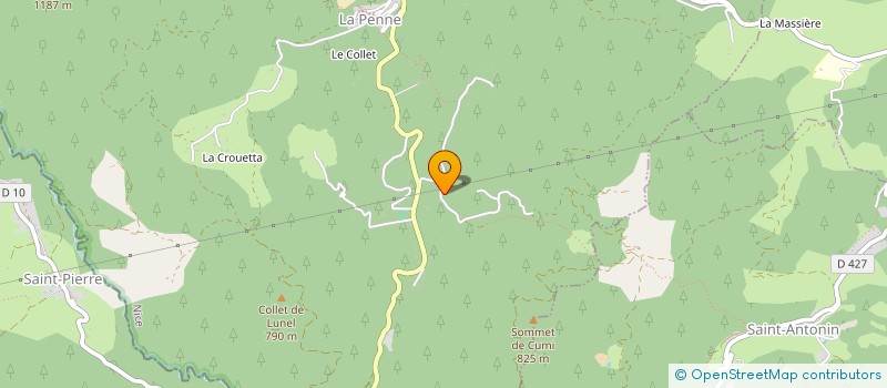 localisation de l'entreprise SCI LES PLANS DE LA PENNE  LA PENNE