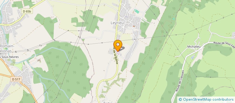 localisation de l'entreprise SCI LES PLANTEES  LEYRIEU