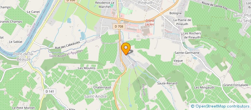 localisation de l'entreprise SCI LES PLANTES  SAINT-ANDRE-ET-APPELLES