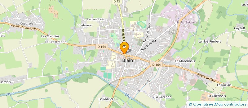 localisation de l'entreprise SCI LES PLANTES  BOUVRON