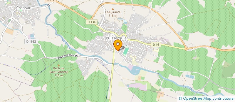 localisation de l'entreprise SCI LES PLANTIERS  PUISSERGUIER