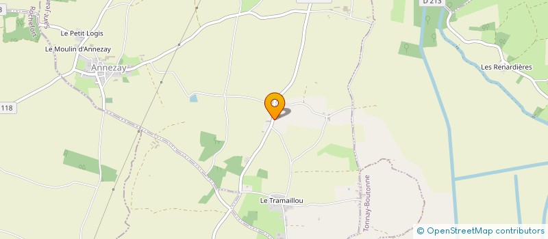 localisation de l'entreprise SCI LES PLASSINAUDS  ANNEZAY