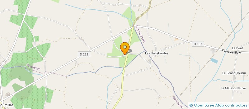 localisation de l'entreprise SCI LES PLASSOTTES  DONNEZAC