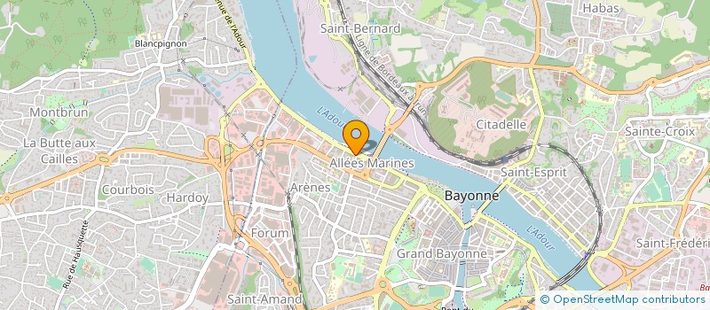 localisation de l'entreprise SCI LES PLATANES à BAYONNE
