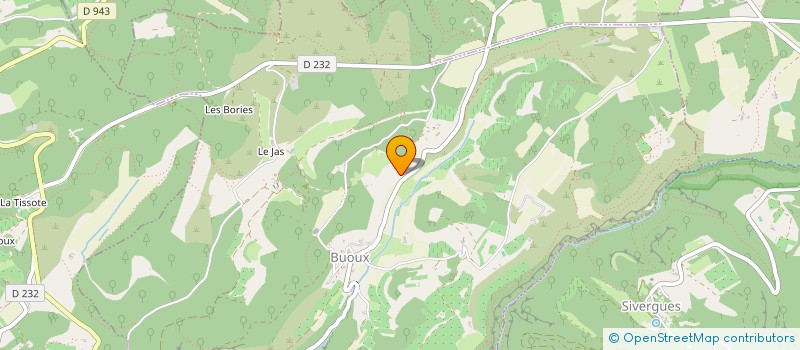 localisation de l'entreprise SCI LES PLATANES  BUOUX