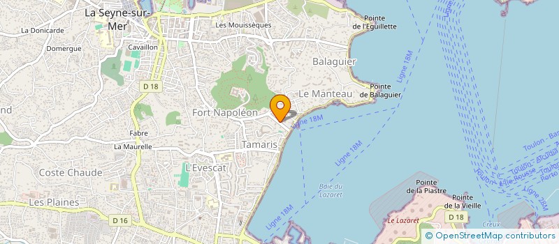 localisation de l'entreprise SCI LES PLATANES à LA SEYNE-SUR-MER