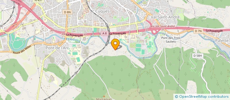 localisation de l'entreprise SCI LES PLATANES à AIX-EN-PROVENCE
