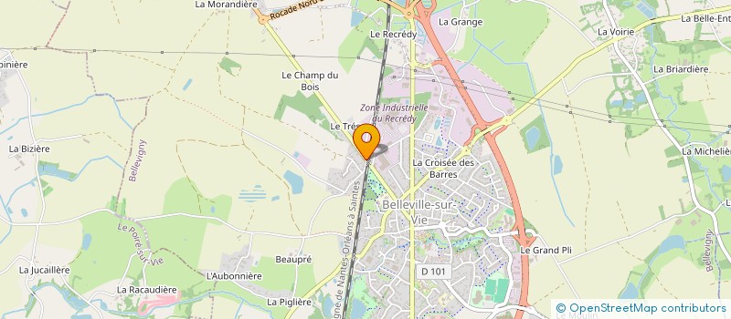 localisation de l'entreprise SCI LES PLATANES  BELLEVIGNY