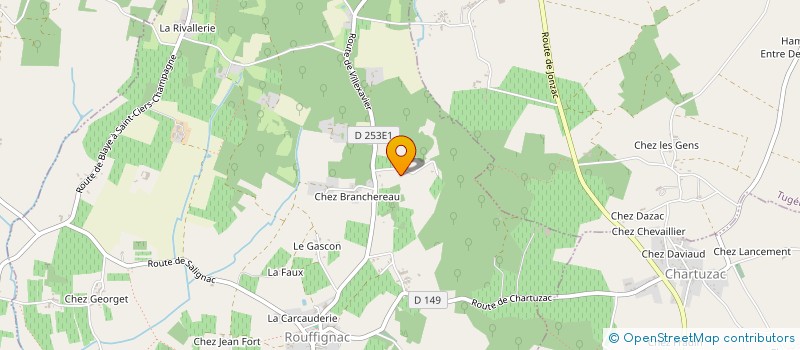 localisation de l'entreprise SCI LES  PLATANES  CORIGNAC