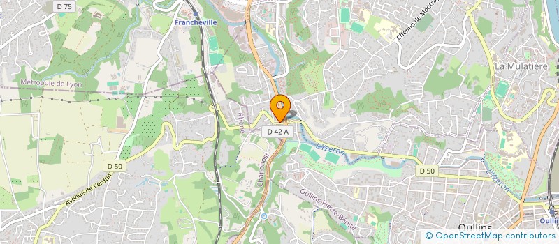 localisation de l'entreprise SCI LES PLATANES  SAINTE-FOY-LES-LYON