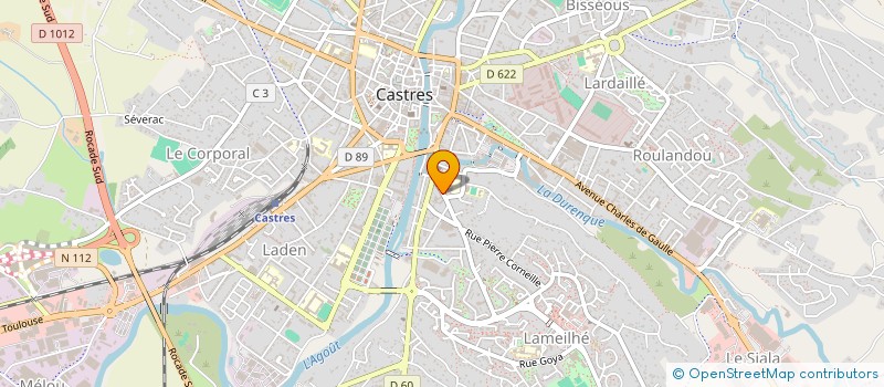 localisation de l'entreprise SCI LES PLATANES  CASTRES
