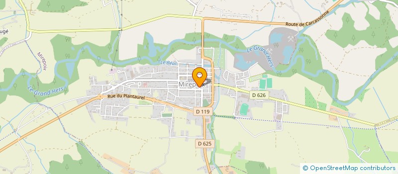 localisation de l'entreprise SCI LES PLATANES à MIREPOIX