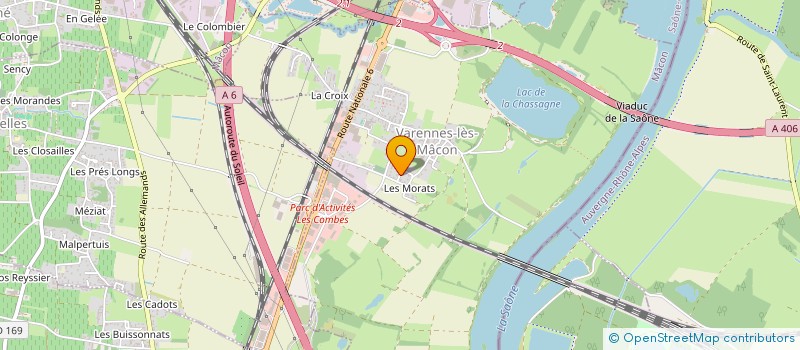 localisation de l'entreprise SCI LES PLATANES à VARENNES-LES-MACON