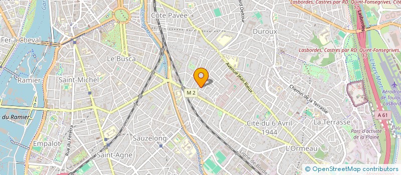 localisation de l'entreprise SCI LES PLATANES à TOULOUSE