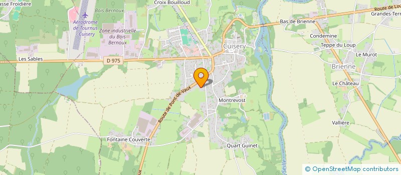 localisation de l'entreprise SCI LES PLATIERES  CUISERY