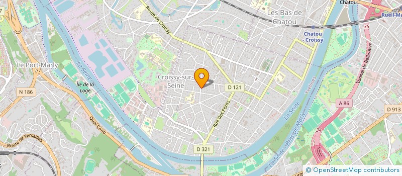 localisation de l'entreprise SCI LES PLATIERES  CROISSY-SUR-SEINE