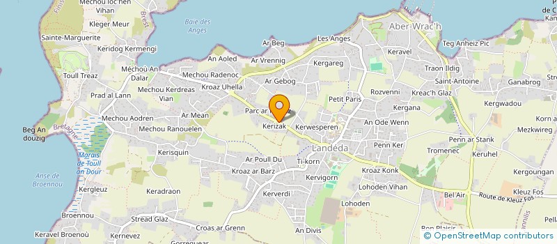 localisation de l'entreprise SCI LES PLEIADES  LANDEDA