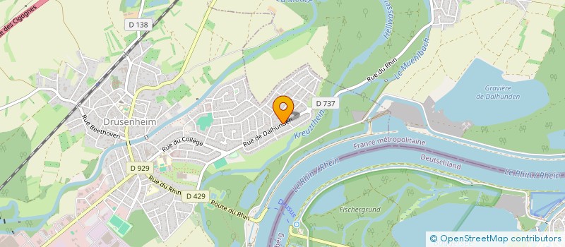 localisation de l'entreprise SCI LES PLEIADES  DRUSENHEIM