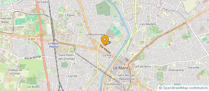 localisation de l'entreprise SCI LES PLOTS  LE MANS