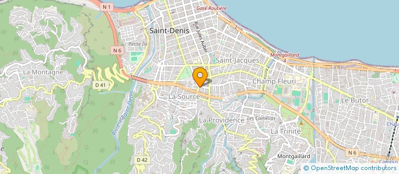 localisation de l'entreprise SCI LES PLUIES D'OR  SAINT-DENIS