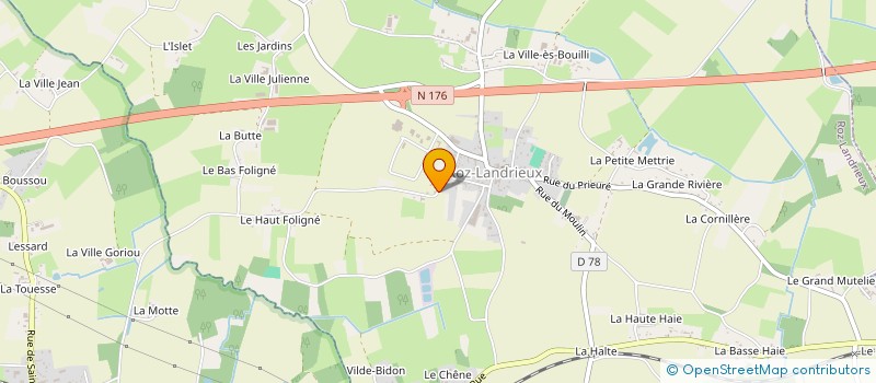 localisation de l'entreprise SCI LES PLUMETIERES  ROZ-LANDRIEUX