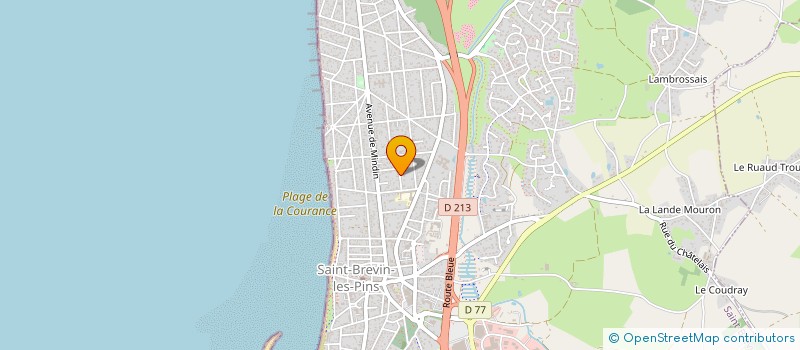 localisation de l'entreprise SCI LES PLUVIERS à SAINT BREVIN LES PINS