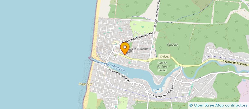 localisation de l'entreprise SCI LES PLUVIERS  MIMIZAN