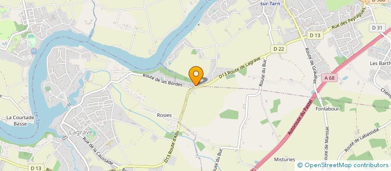 localisation de l'entreprise SCI LES POETES  MARSSAC-SUR-TARN
