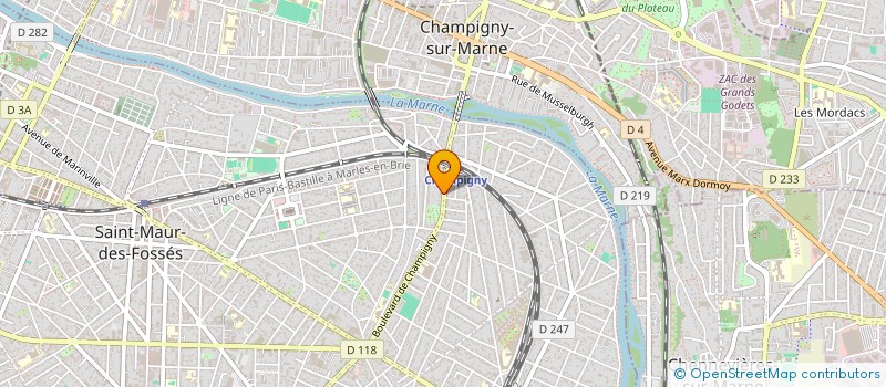 localisation de l'entreprise SCI LES POINTES à SAINT-MAUR-DES-FOSSES