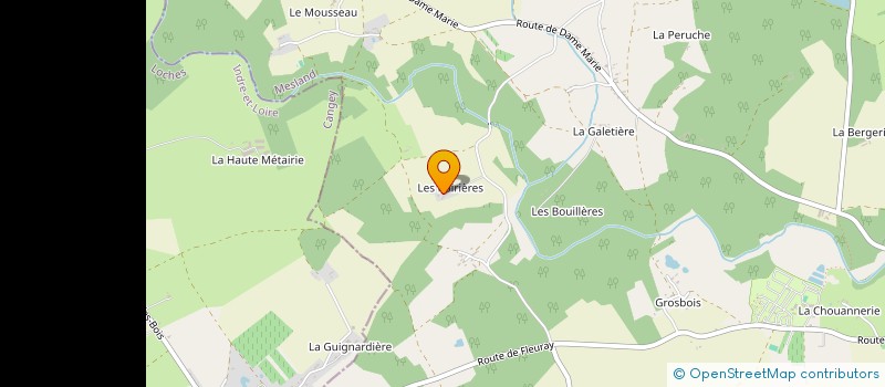 localisation de l'entreprise SCI  LES POIRIERES  MESLAND