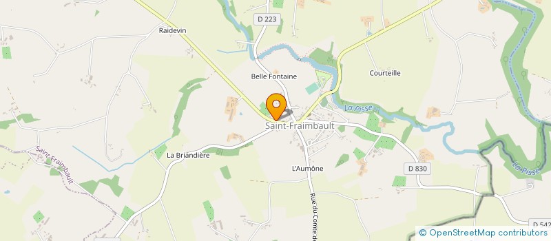 localisation de l'entreprise SCI LES POIRIERS à SAINT-FRAIMBAULT