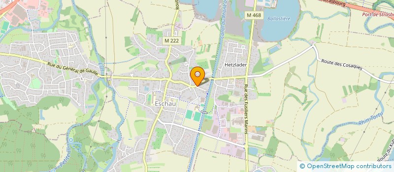 localisation de l'entreprise SCI LES POIRIERS  ESCHAU