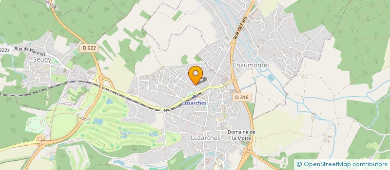 localisation de l'entreprise SCI LES POIRIERS  LUZARCHES