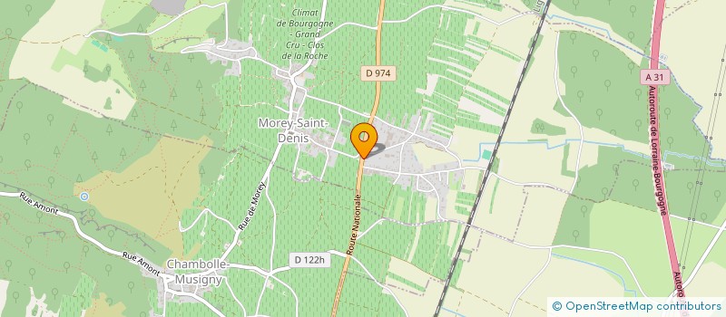 localisation de l'entreprise SCI LES POISOTS  MOREY-SAINT-DENIS