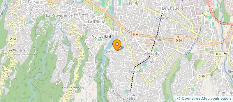 localisation de l'entreprise SCI LES POIVRIERS à SAINT-DENIS