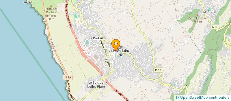 localisation de l'entreprise SCI LES POIVRIERS à SAINT-LEU