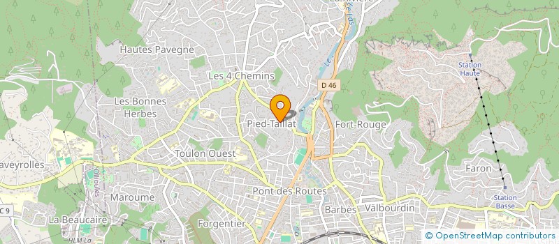 localisation de l'entreprise SCI LES POLISSONS  TOULON