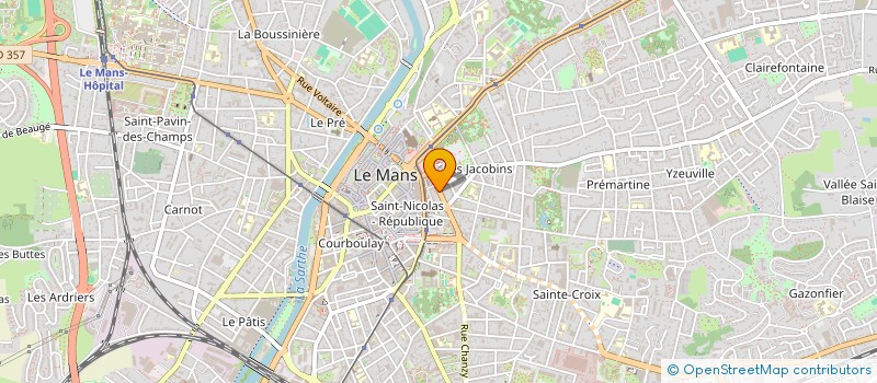 localisation de l'entreprise SCI LES POLKAS  LE MANS