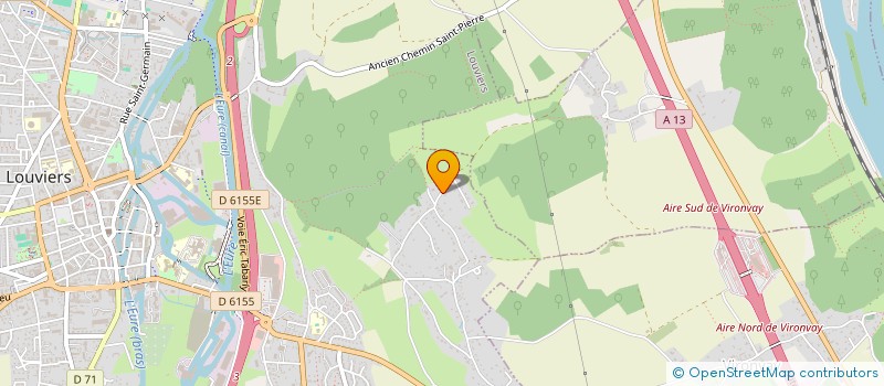 localisation de l'entreprise SCI LES POMMERADES à LOUVIERS