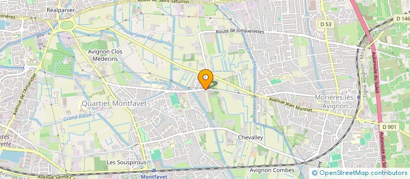 localisation de l'entreprise SCI LES POMMIERS  AVIGNON