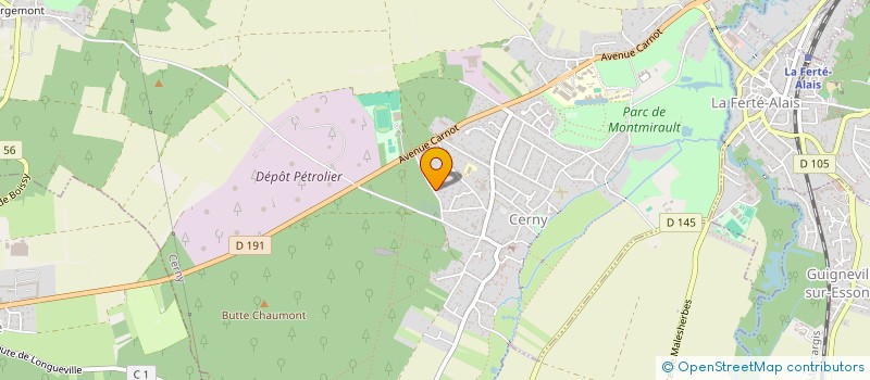 localisation de l'entreprise SCI LES POMMIERS  LA FERTE-ALAIS